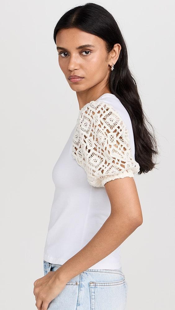 Cinq à Sept Crochet Lace Corianna Top | Shopbop Product Image