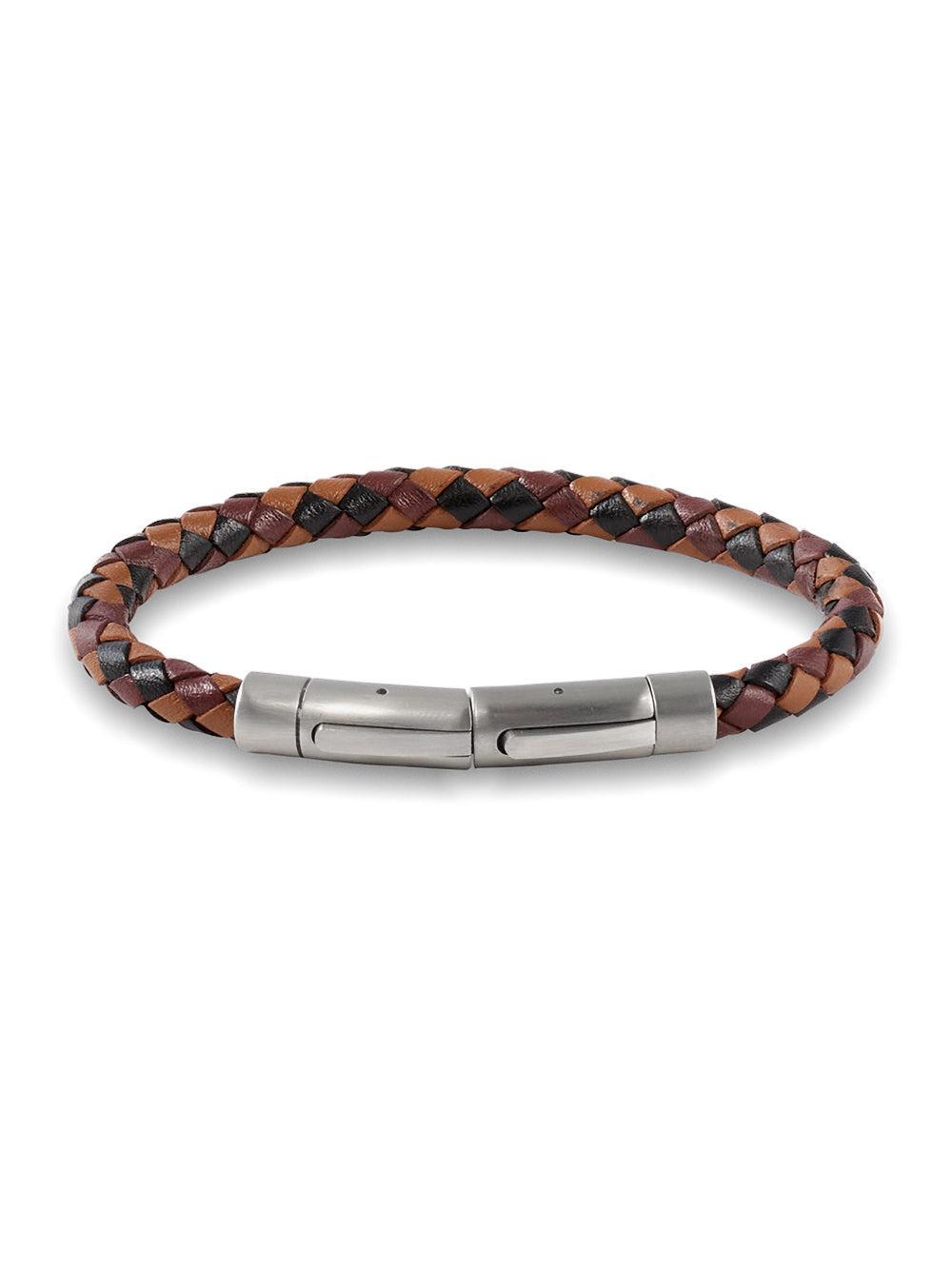 Woven Leather Bracelet Product Image