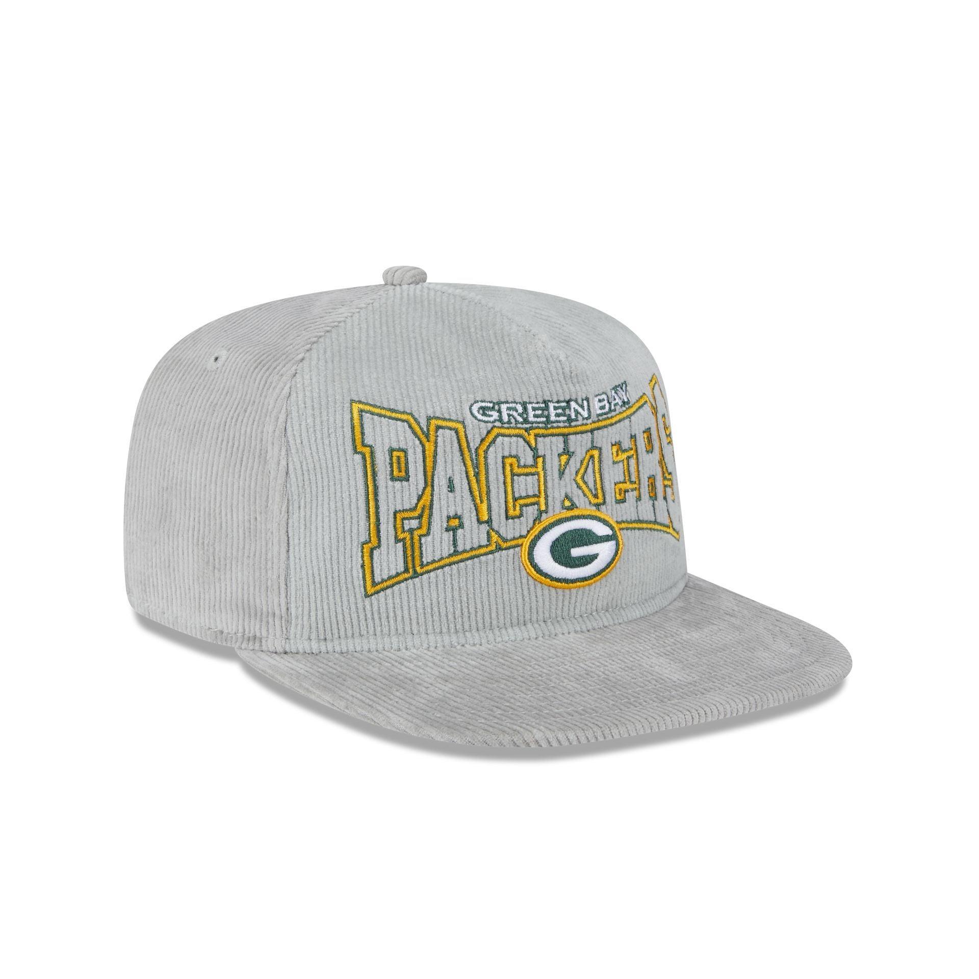 Green Bay Packers Gray Cord Golfer Hat Male Product Image