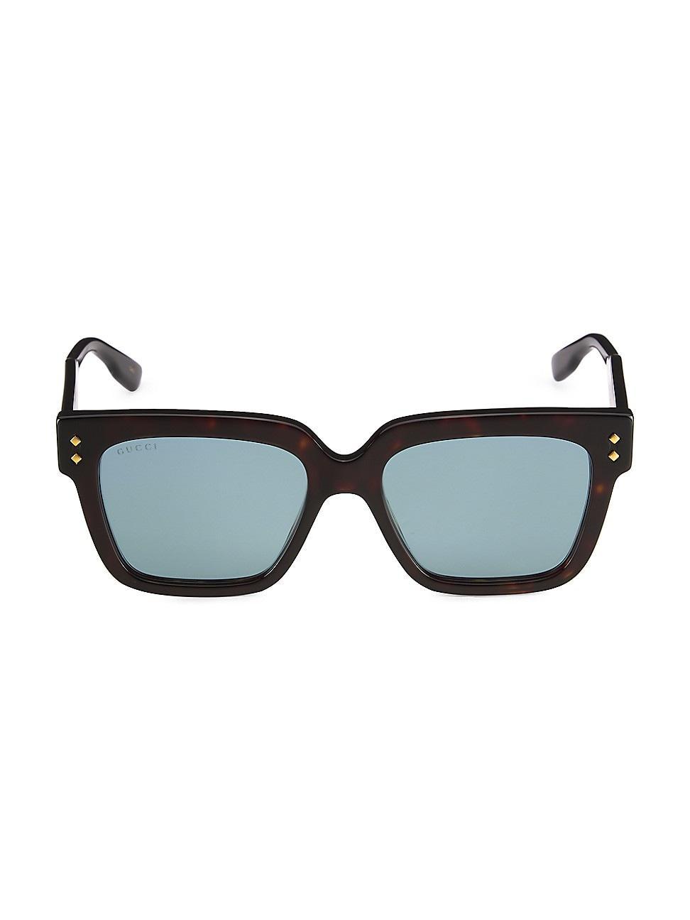 Mens Gucci Logo 54MM Rectangular Sunglasses Product Image