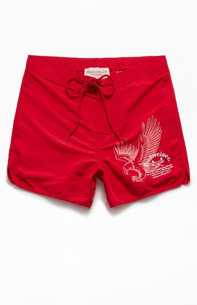 Budweiser Men's By PacSun 1876 Scalloped 4.5" Boardshorts Product Image