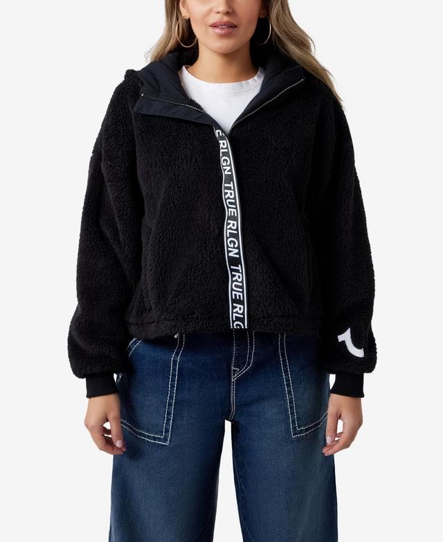 True Religion Womens Chenille Full Length Hoodie Product Image