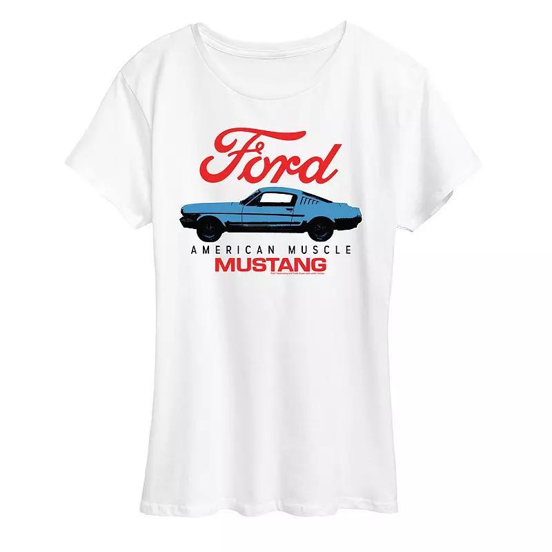 Womens Ford American Mustang Graphic Tee Product Image