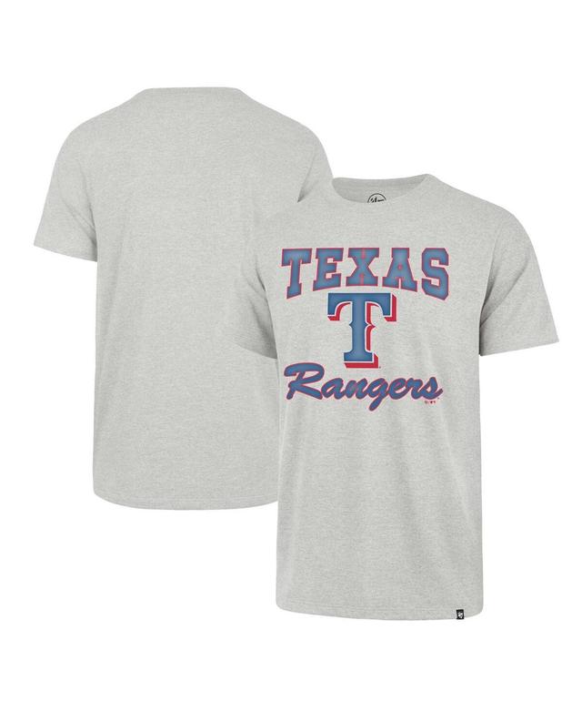 Mens 47 Brand Heather Gray Texas Rangers Sandy Daze Franklin T-shirt Product Image