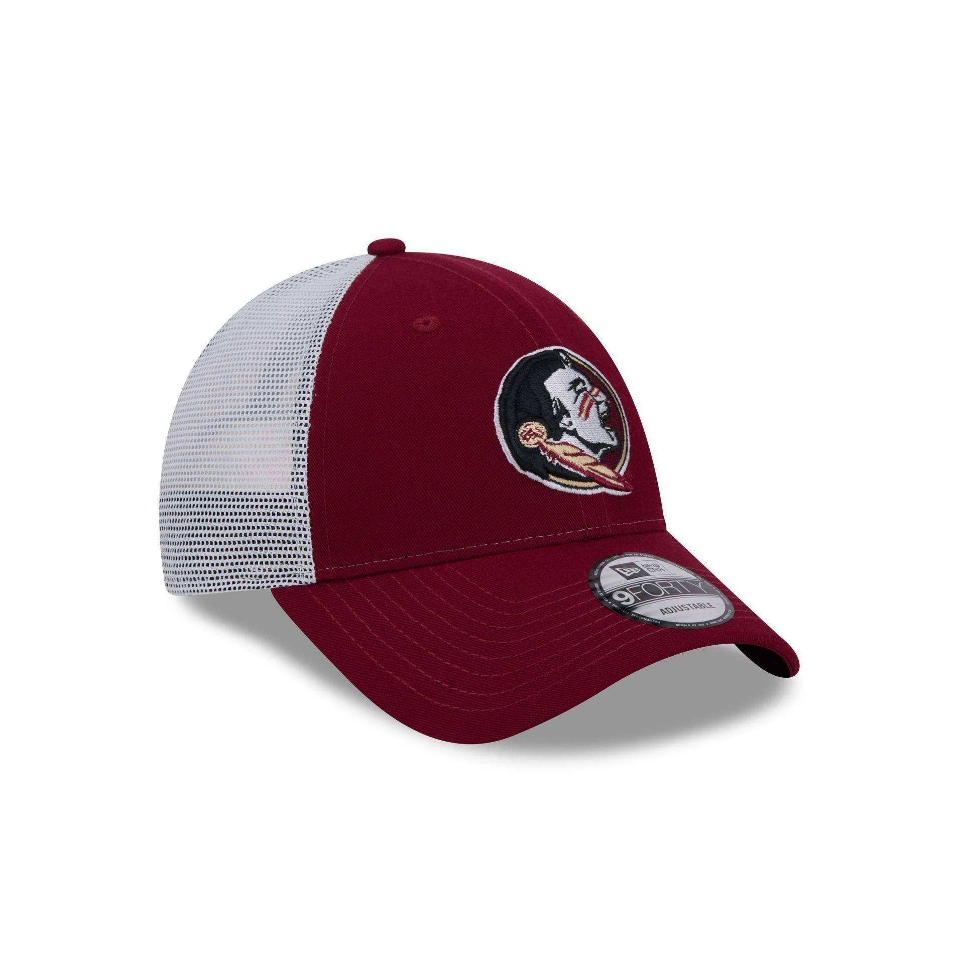 Florida State Seminoles Garnet 9FORTY Trucker Hat Male Product Image