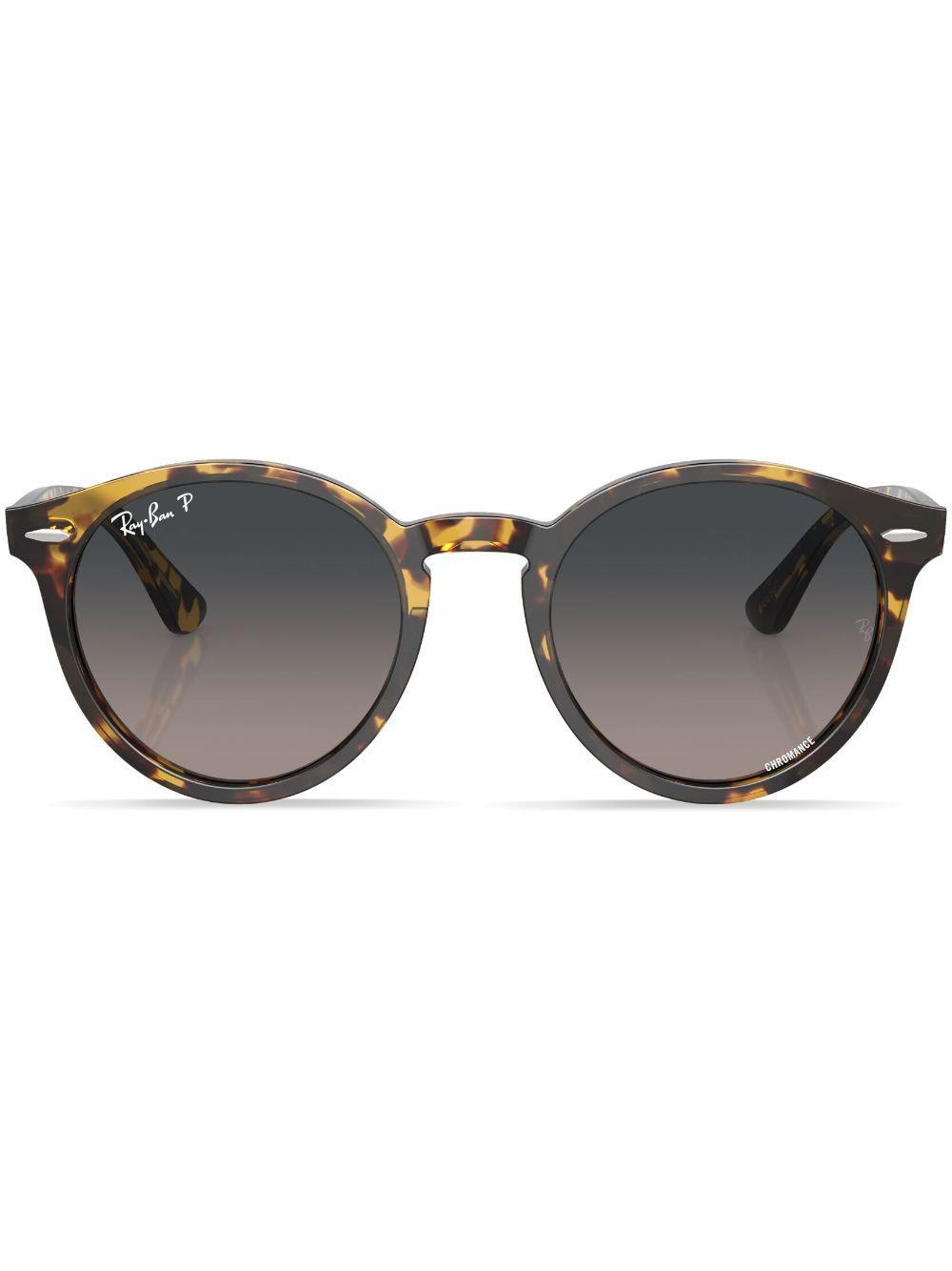 RAY BAN Sonnenbrille Mit Rundem Gestell In Yellow Product Image