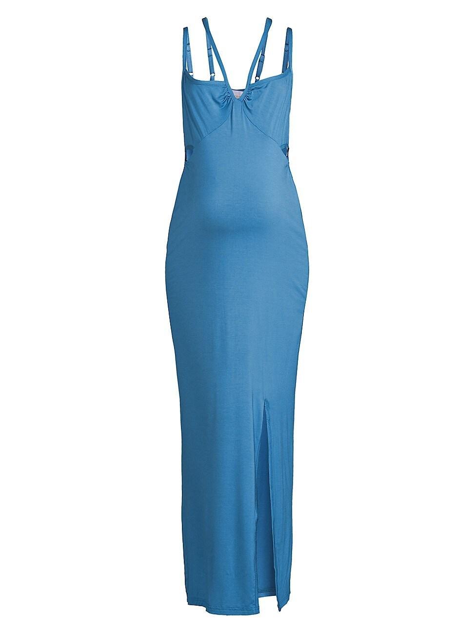 Womens Bella Maternity Cut-Out Sleeveless Maxi Dress Product Image