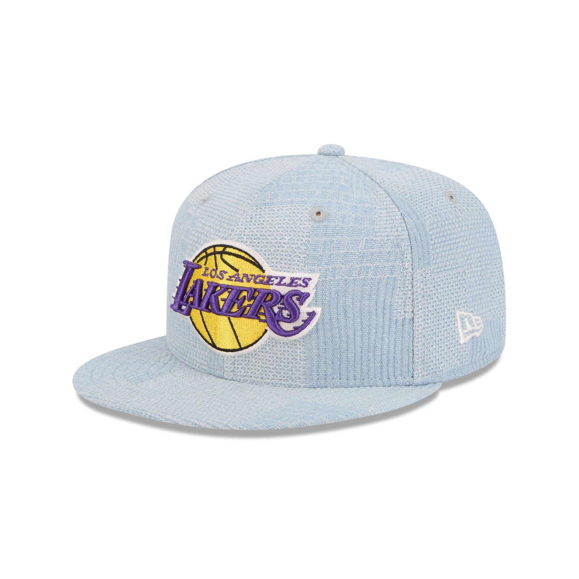 Los Angeles Lakers Denim Patchwork 9FIFTY Snapback Hat Male Product Image