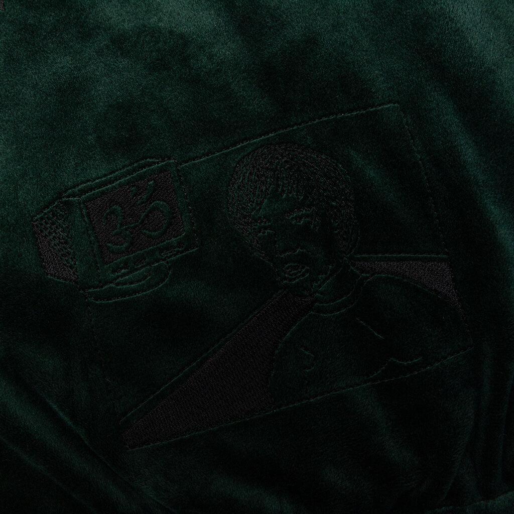 Velour Reversible Jacket - Green Male Product Image