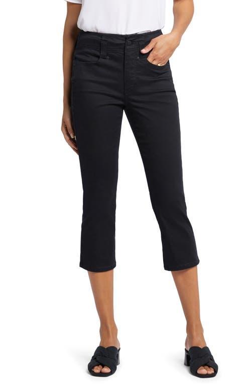 NYDJ Womens Ami Skinny Capri Jeans in Black, Regular, Size: 18 | Denim Product Image