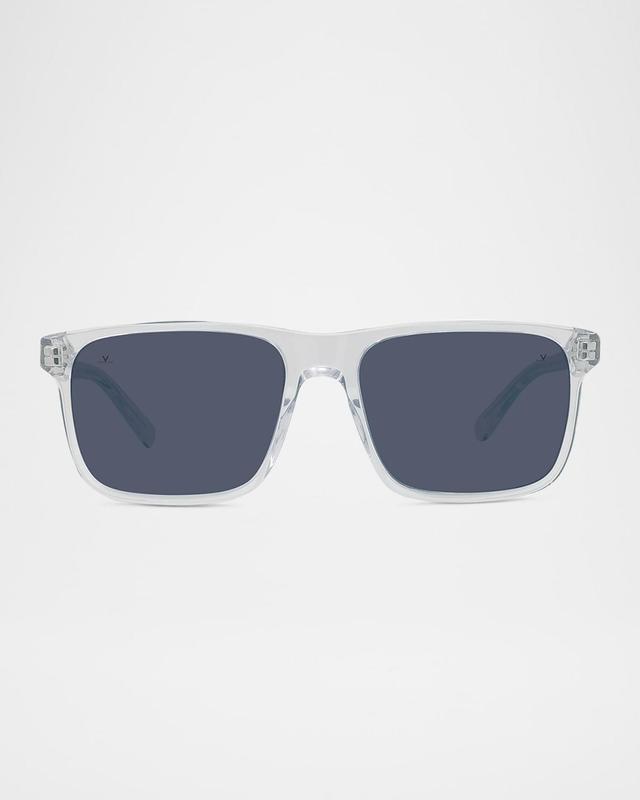 Men's Belvedere 01 Acetate Rectangle Sunglasses Product Image