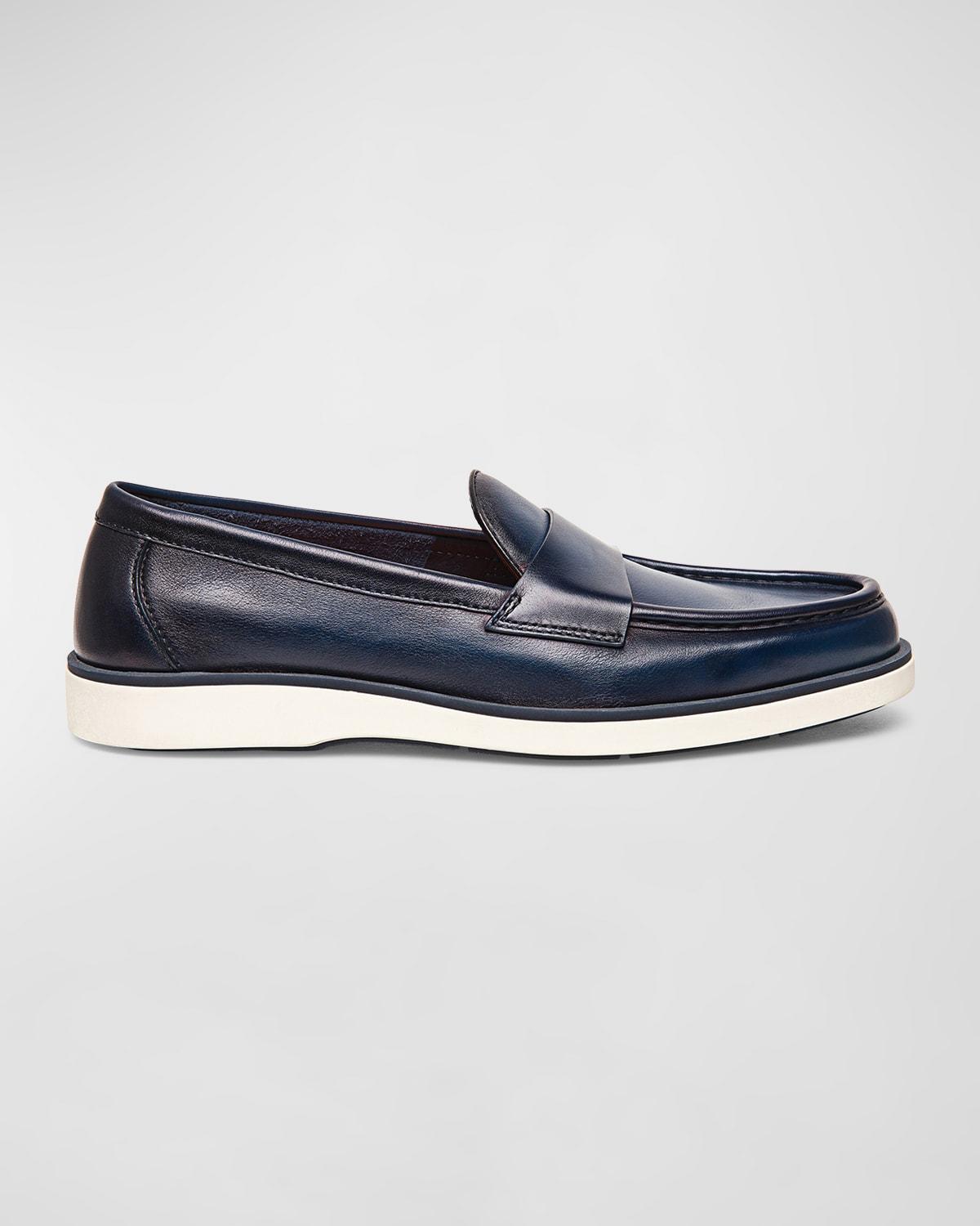 Mens Detroit Leather Penny Loafers Product Image