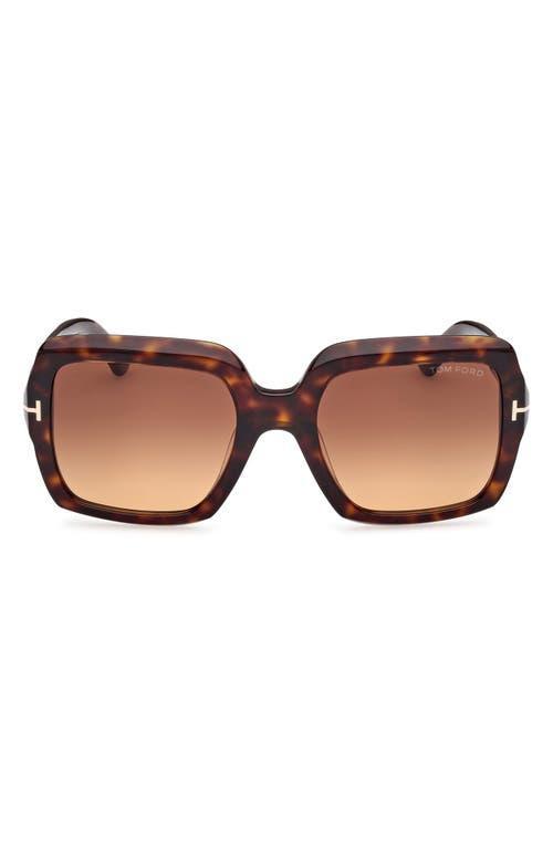 TOM FORD Kaya 54mm Square Sunglasses Product Image