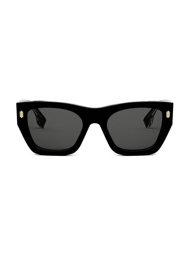 Men's Signature Rectangle Logo Sunglasses Product Image