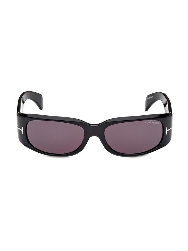 Mens 59MM Rectangular Sunglasses Product Image