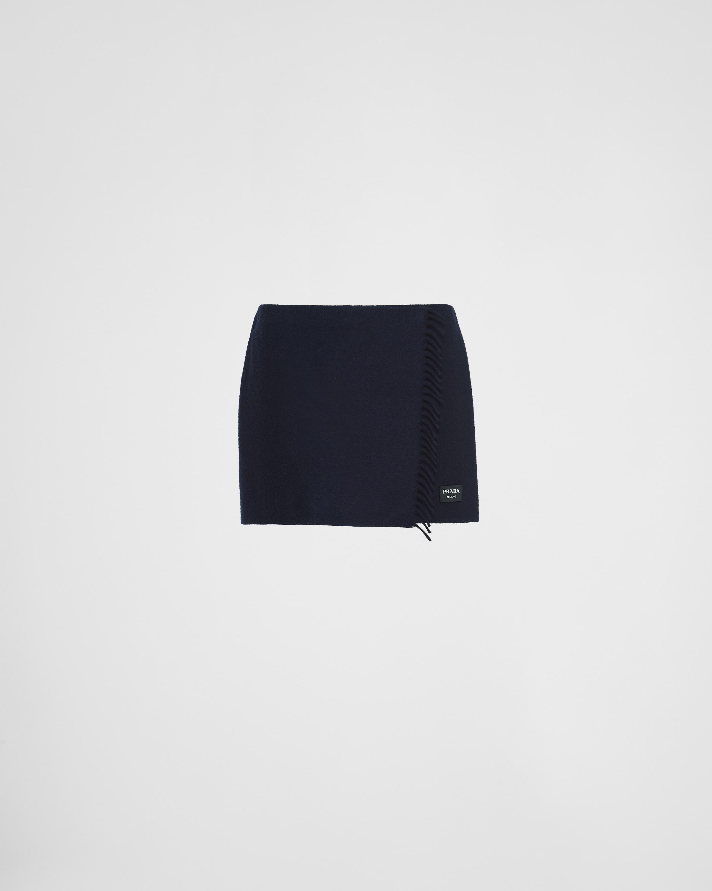 Cashmere miniskirt Product Image