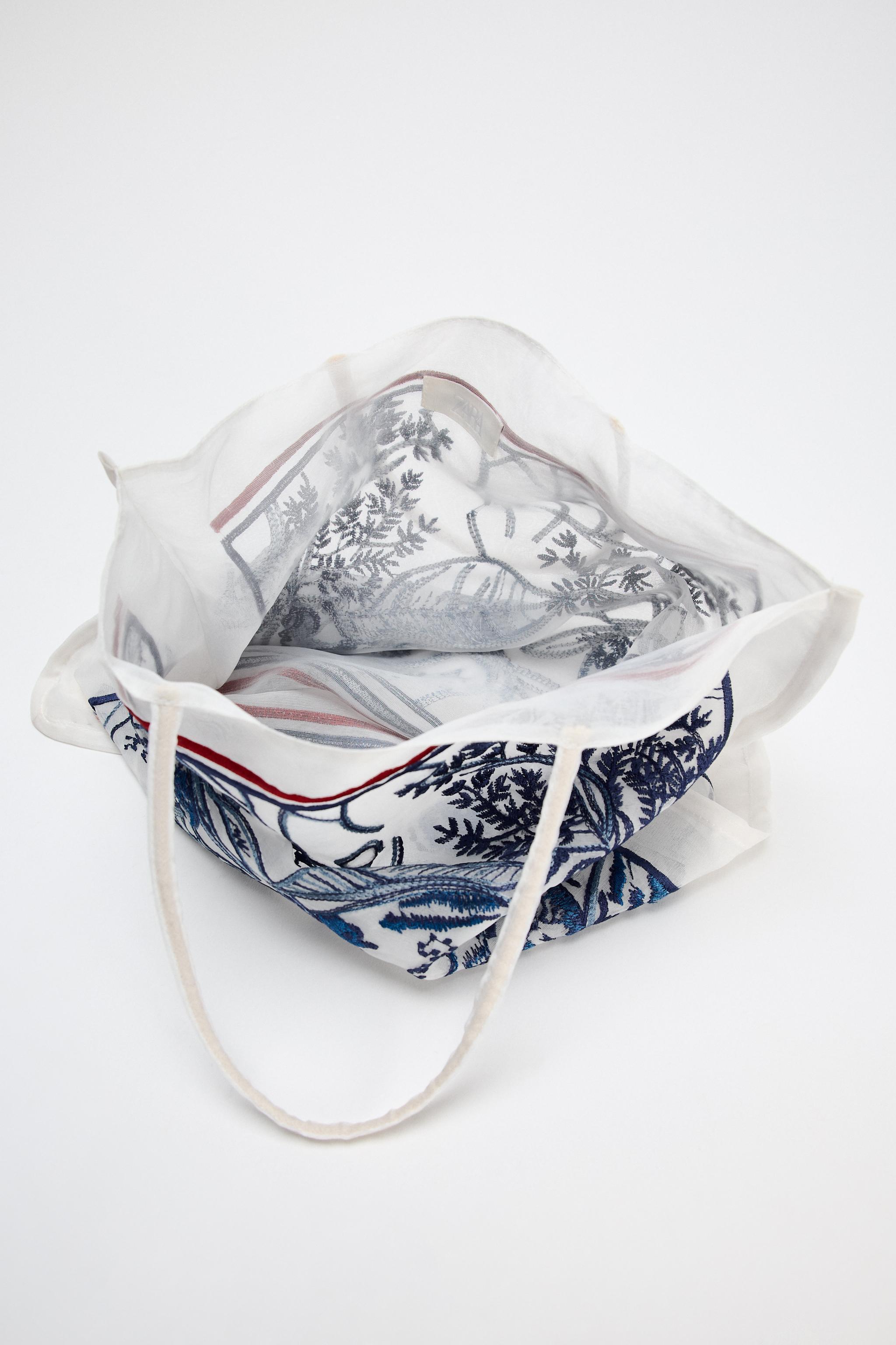 EMBROIDERED FABRIC BAG Product Image