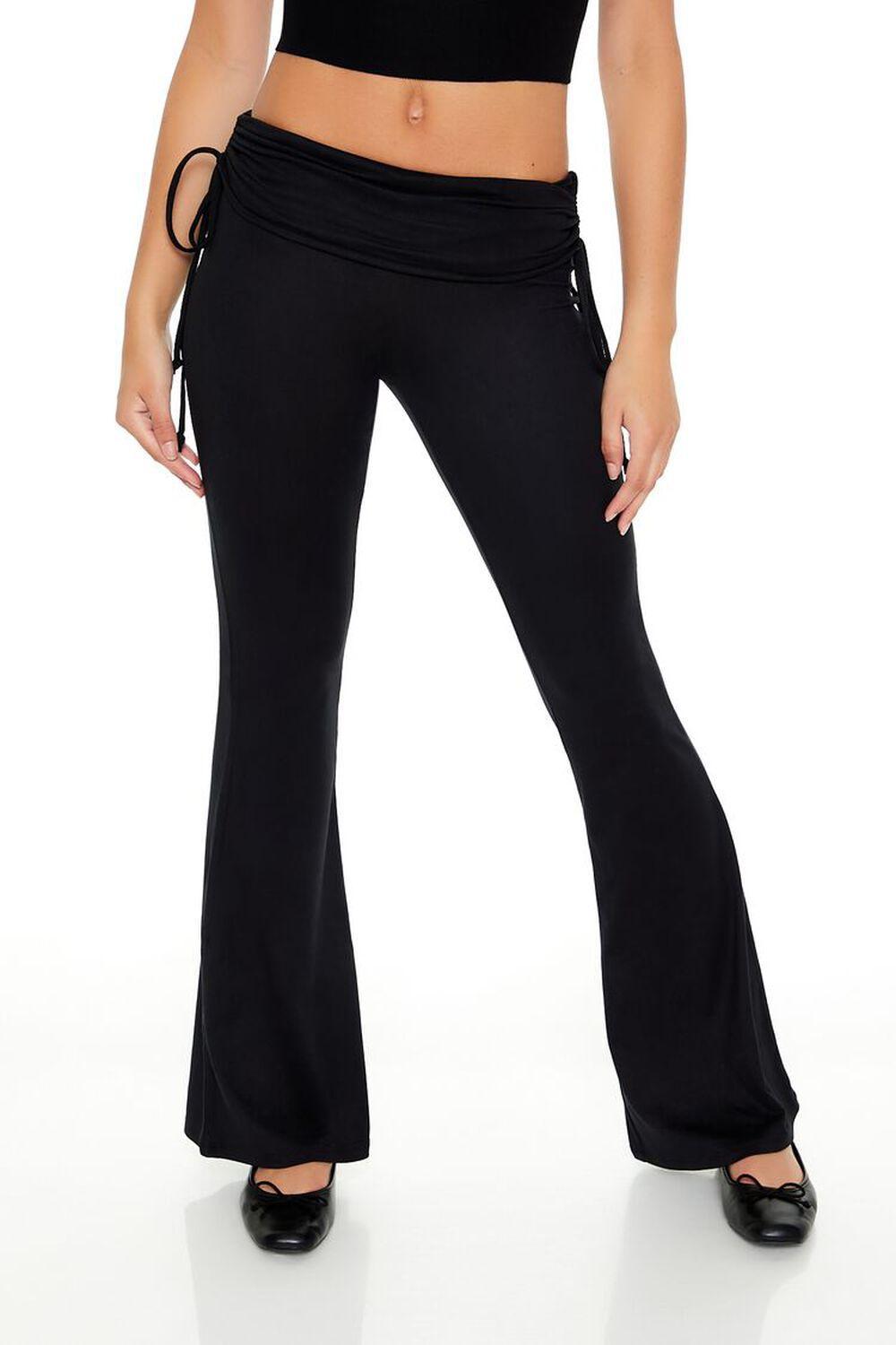 Foldover Flare Pants | Forever 21 Product Image