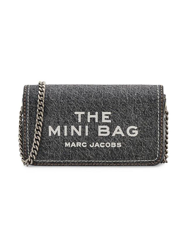 Womens The Denim Chain Mini Bag Product Image