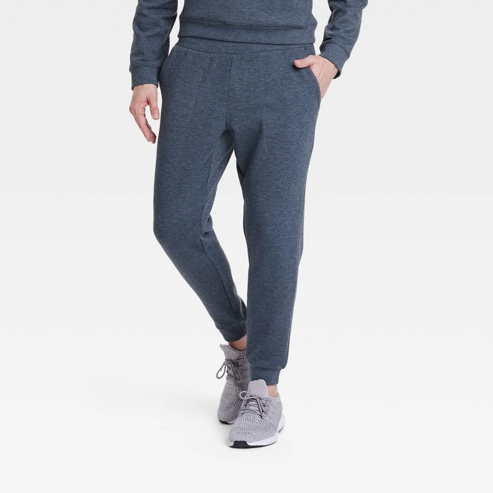 Mens Mesh Spacer Jogger Pants - All In Motion Navy Blue M Product Image