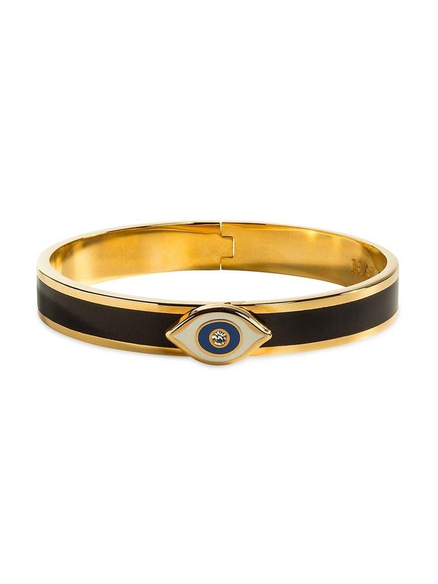 Evil Eye Hinged Bangle Product Image