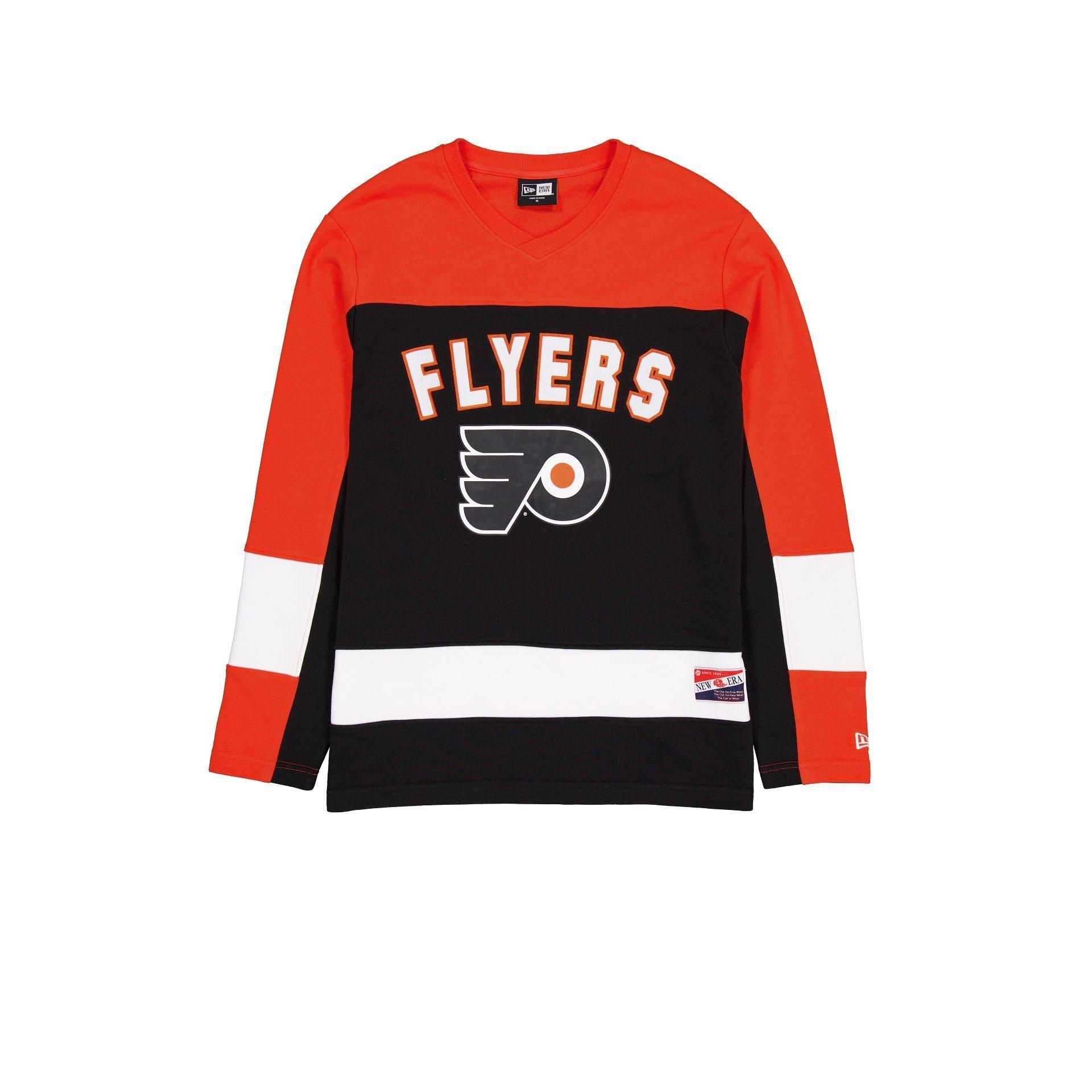 Philadelphia Flyers Throwback Long Sleeve T-Shirt Male Product Image