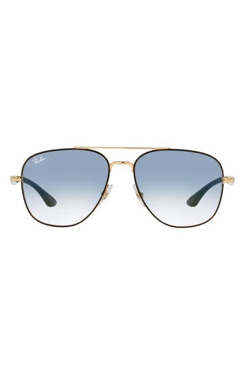 Ray-Ban 59mm Gradient Square Sunglasses Product Image