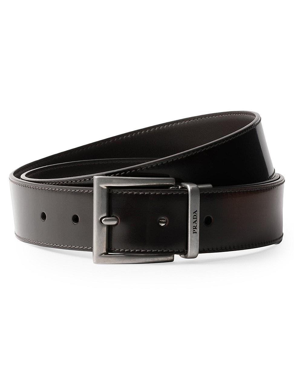 Mens Brushed Leather Belt Product Image