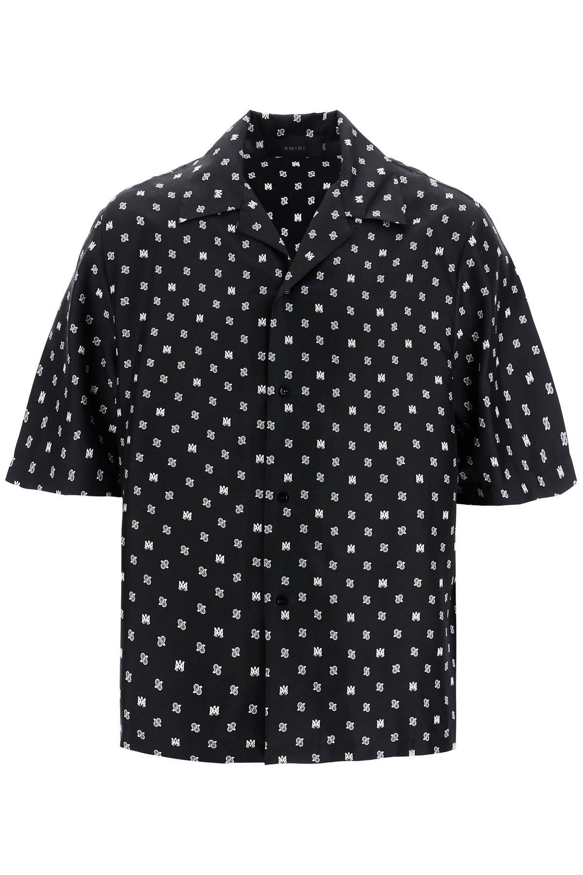 Paisley Bowling Short Sleeve Shirt In Black Product Image