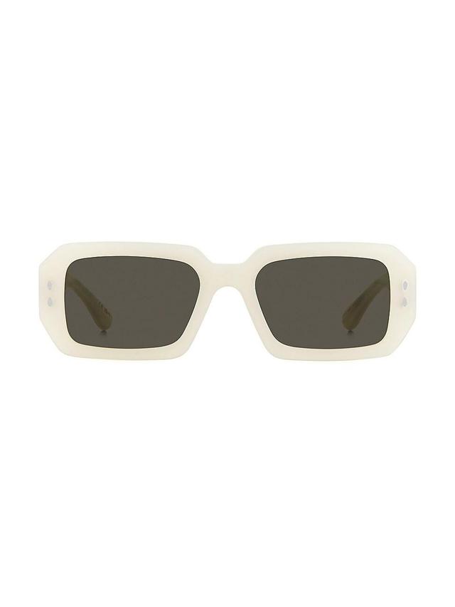 Womens 53MM Rectangle Sunglasses Product Image