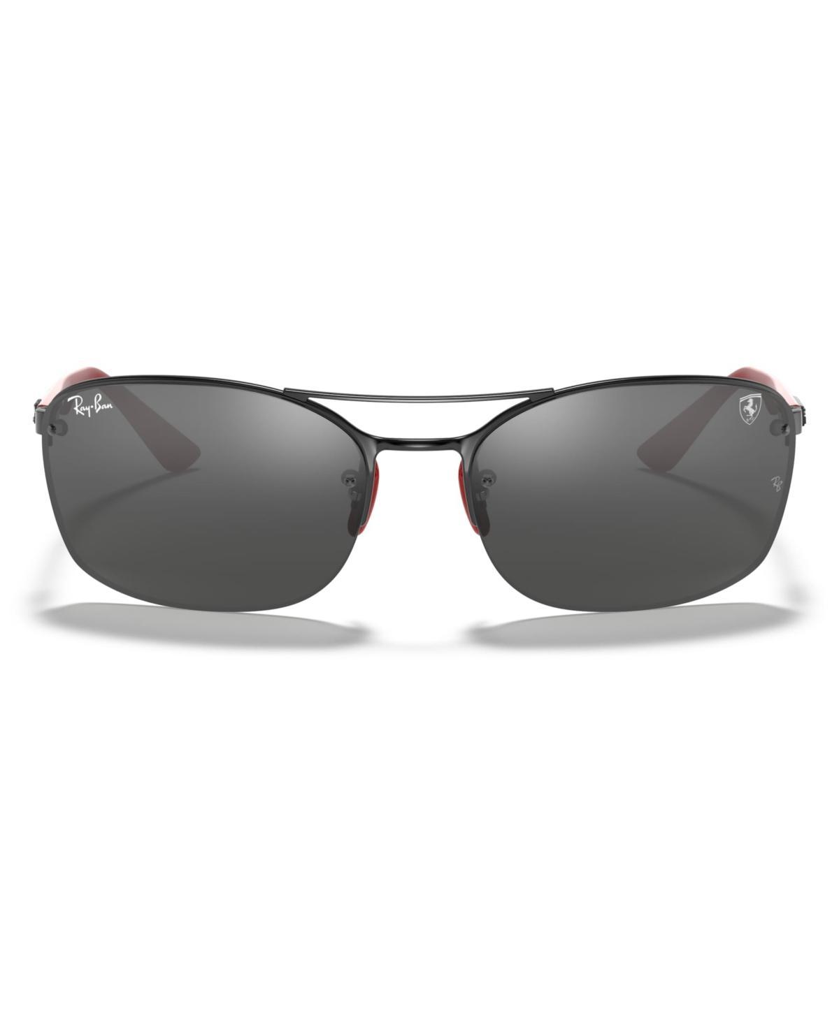 Ray-Ban Mens Sunglasses, RB3617M Scuderia Ferrari Collection 62 - BLACK Product Image