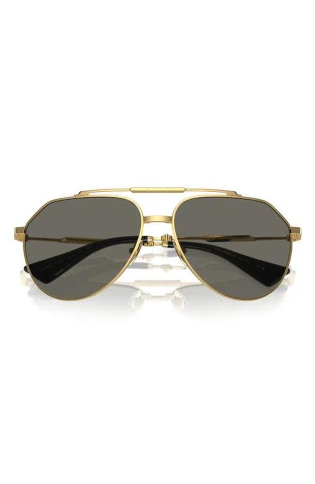 Dolce&gabbana 60mm Pilot Sunglasses In Grey Product Image