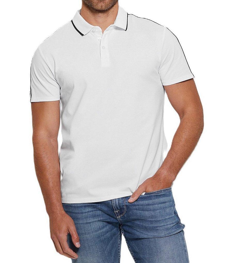 Guess Short Shirt Quattro G Tape Polo Shirt Product Image