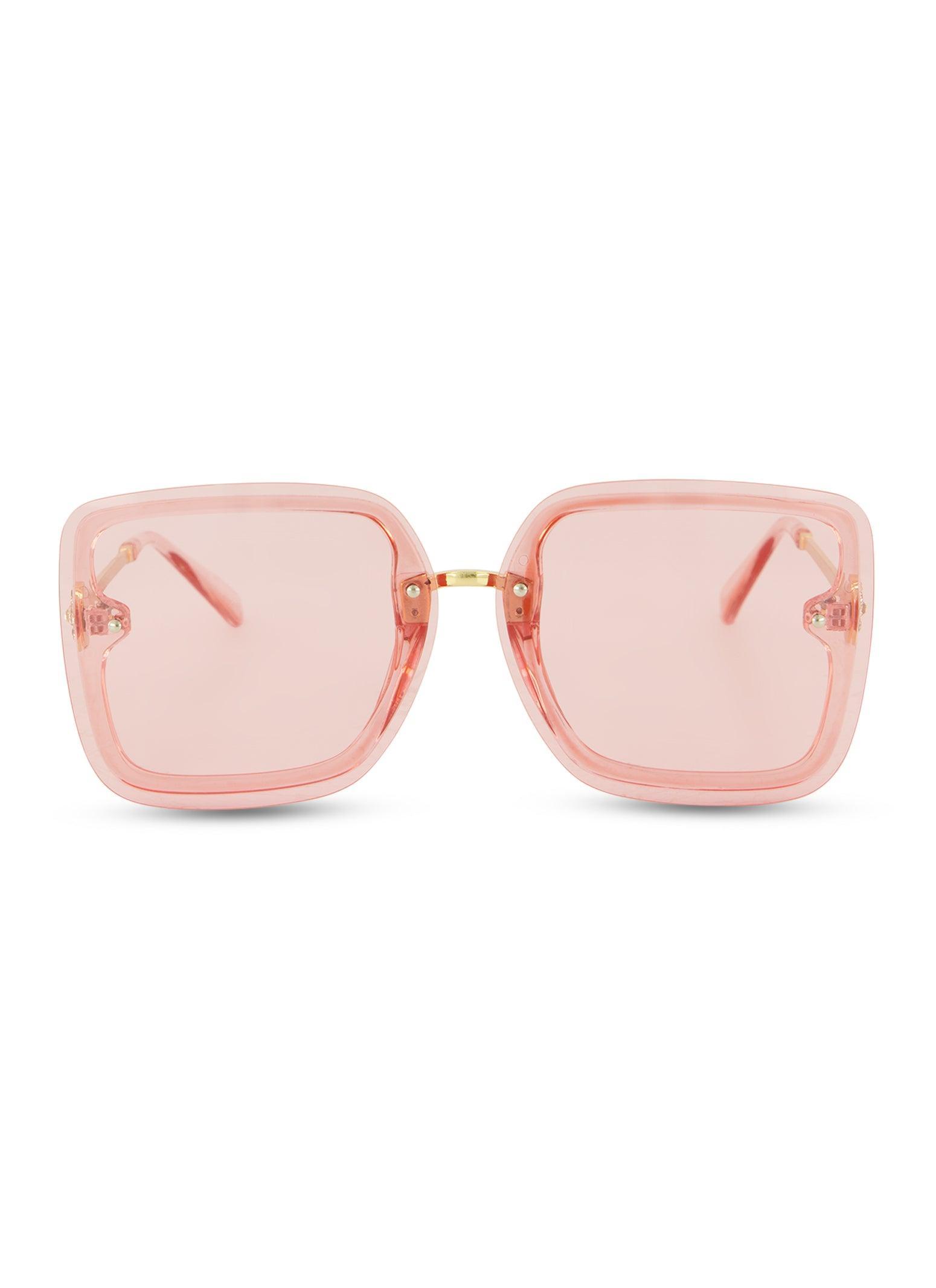 Womens Rimless Oversized Square Sunglasses product image