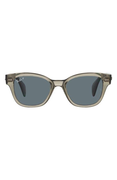 Ray-Ban ROUND METAL ANTIQUED Sunglasses frame Grey lenses Product Image