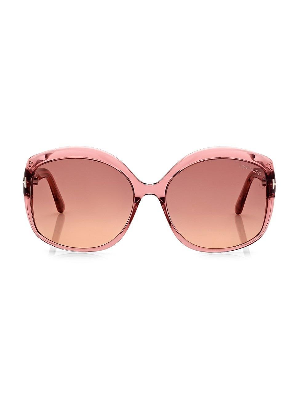 TOM FORD Chiara-02 56mm Round Sunglasses Product Image