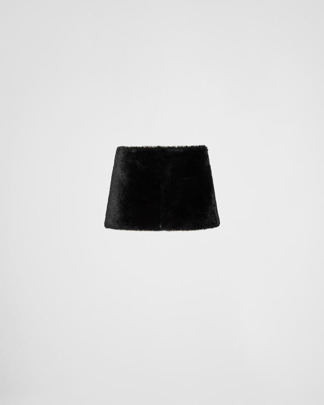 Shearling skirt Product Image