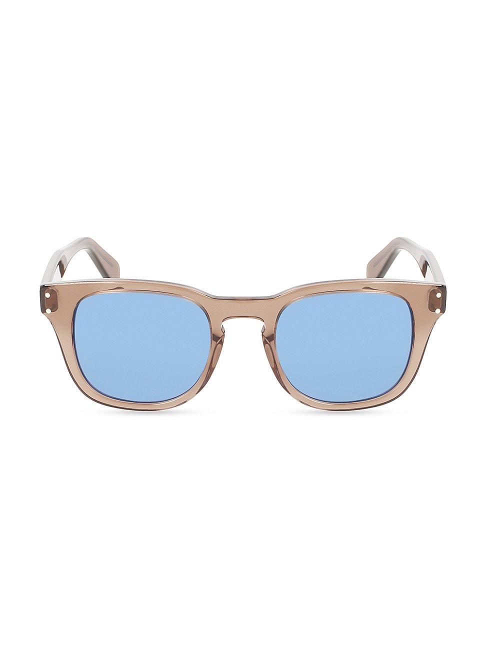 FERRAGAMO 49mm Small Rectangular Sunglasses Product Image