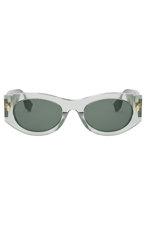 Fendi Roma Acetate Shield Sunglasses Product Image