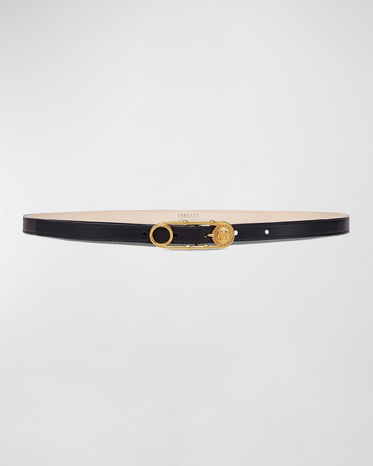 Chlo Mony Whipstitched Leather Belt Product Image