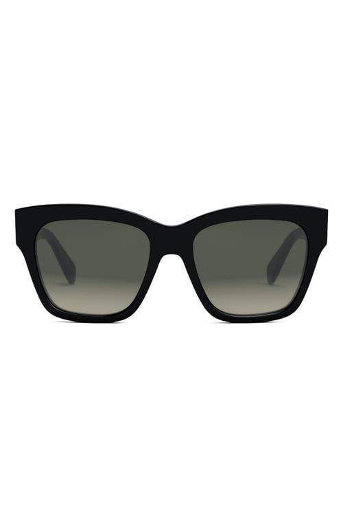 CELINE Triomphe 55mm Round Sunglasses Product Image