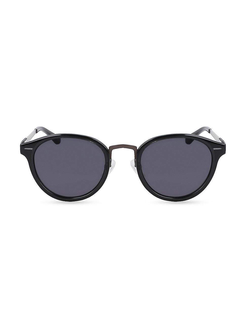 Mens Arrow 50MM Round Sunglasses Product Image