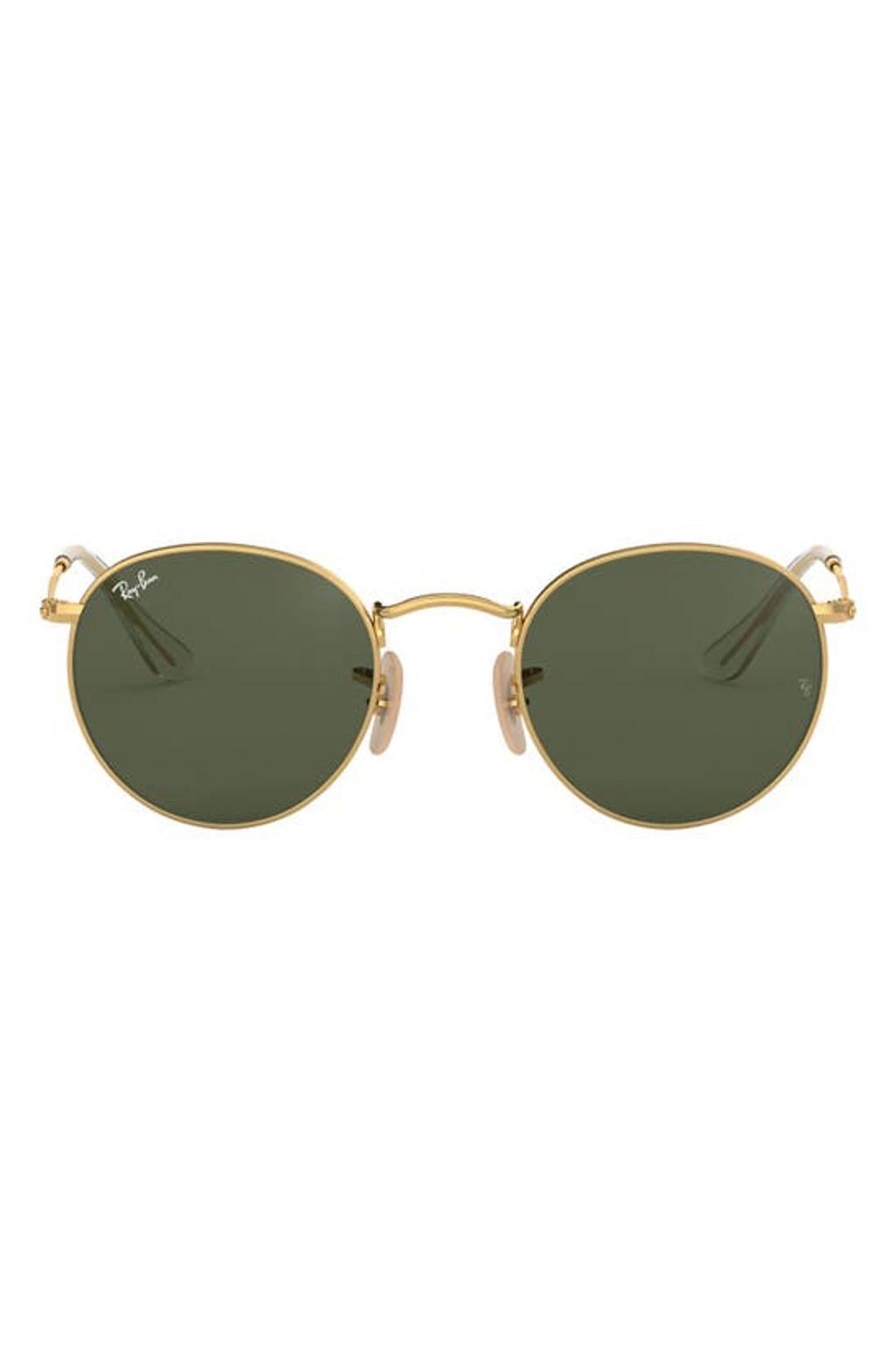 RAY BAN 50mm Round Sunglasses In Oro Product Image