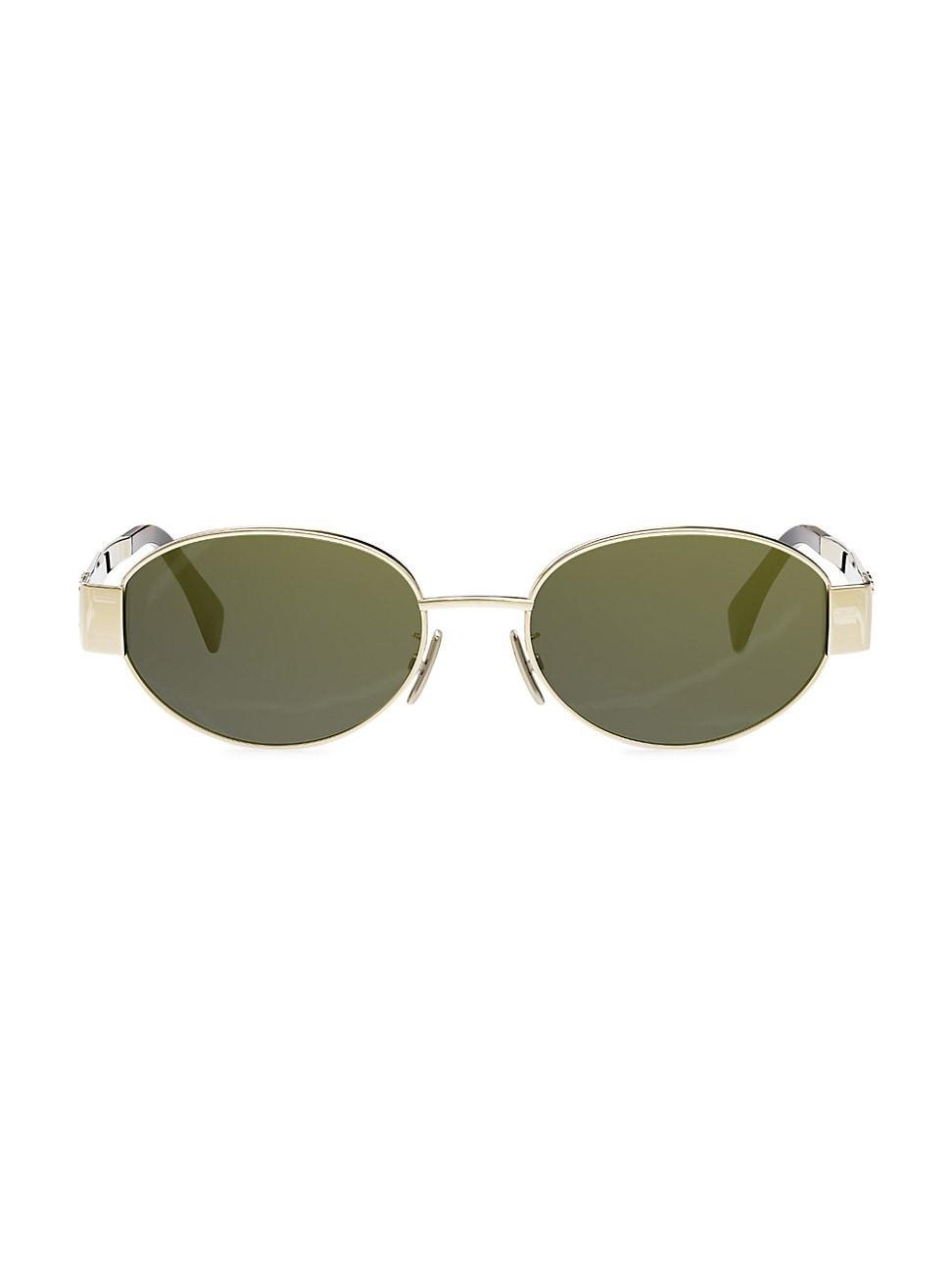 Mens Triomphe 53MM Oval Sunglasses Product Image