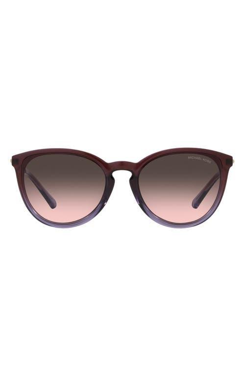 Michael Kors 56mm Gradient Round Sunglasses Product Image