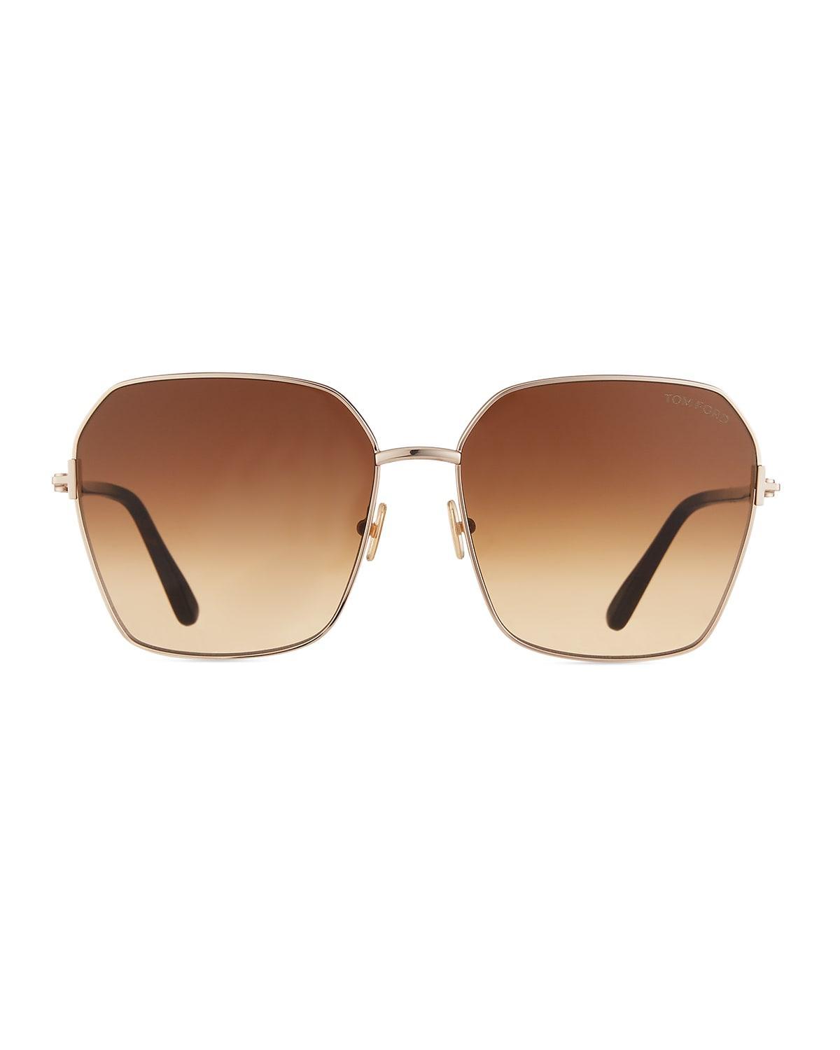 Womens Claudia 62MM Geometric Sunglasses Product Image