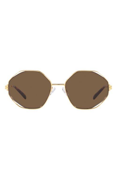 Tory Burch 56mm Irregular Sunglasses Product Image