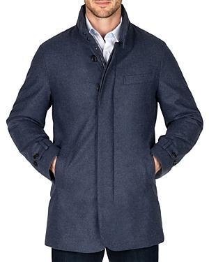 Norwegian Wool Stretch Down Filled Car Coat Product Image