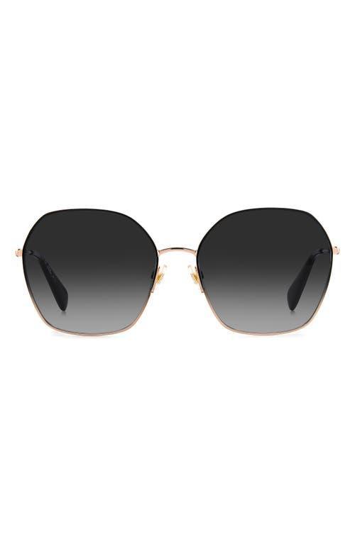 kate spade new york Womens Kenna Blue Round Sunglasses Product Image