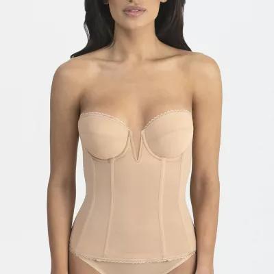 Dominique Vivienne V Wire Low Back Strapless Bra - 8990 Product Image